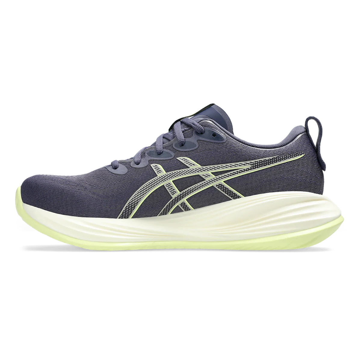 Asics Gel Cumulus 27 Indigo Fog - Lucid Yellow - Image 2