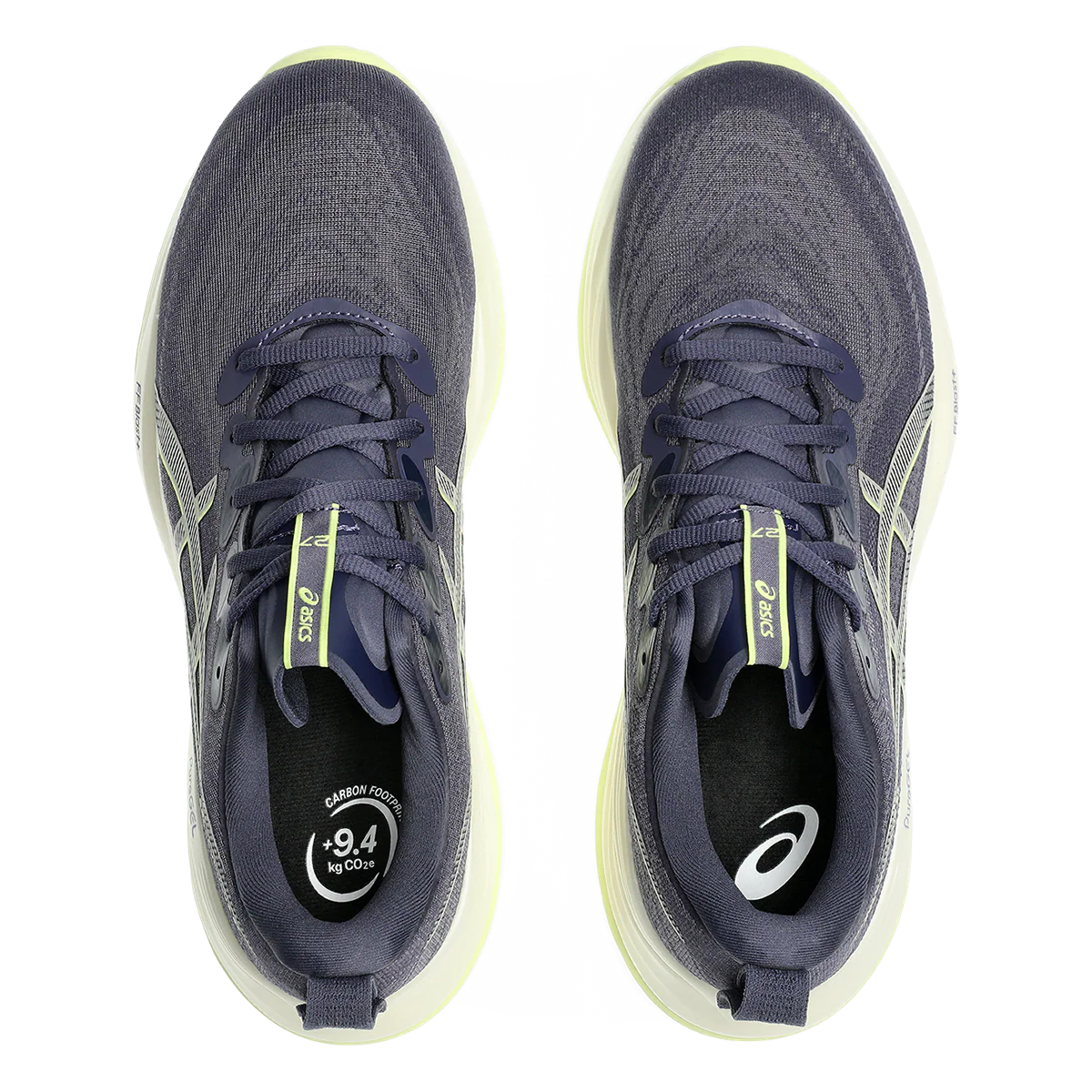 Asics Gel Cumulus 27 Indigo Fog - Lucid Yellow - Image 3