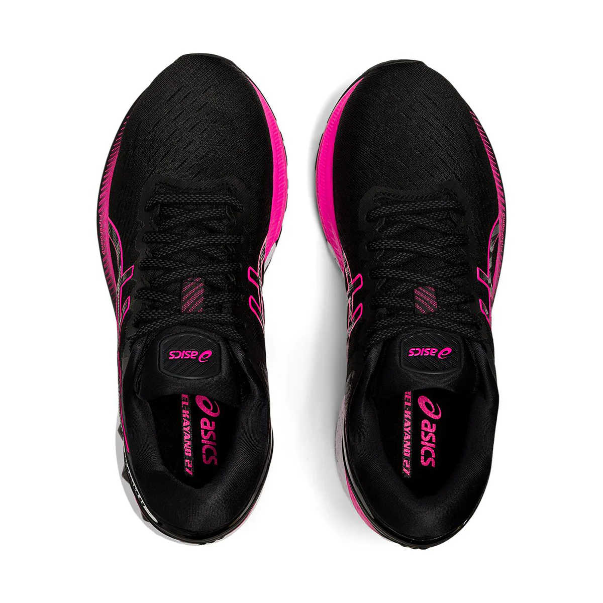Asics Gel Kayano 27 - Black - Pink Glow - Image 3
