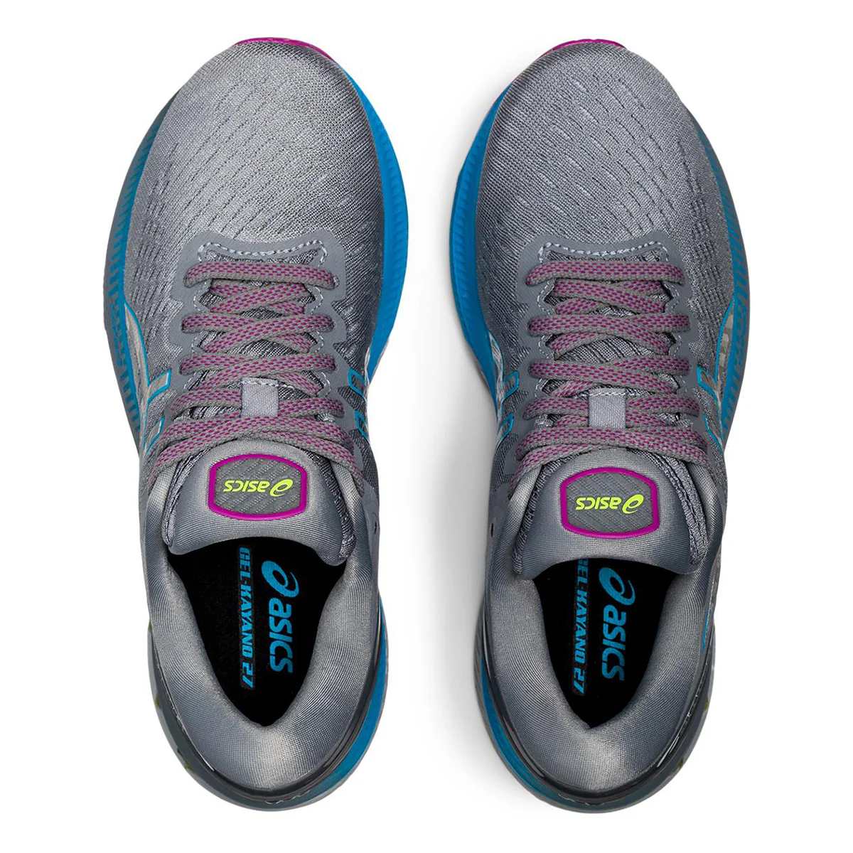 Asics Gel Kayano 27 - Digital Aqua - Pure Silver - Image 3