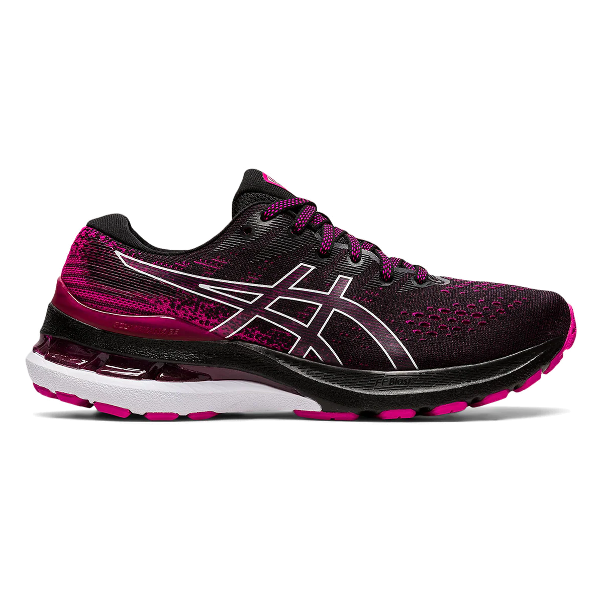 Asics Gel Kayano 28 - Black - Pink Rave