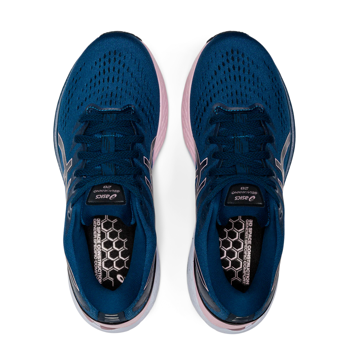 Asics Gel Kayano 28 - Mako Blue - Barely Rose - Image 3