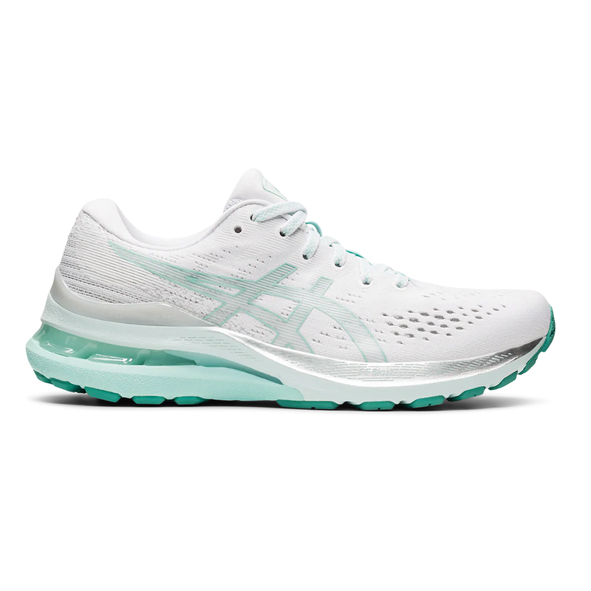 Asics Gel Kayano 28 - White - Oasis Green