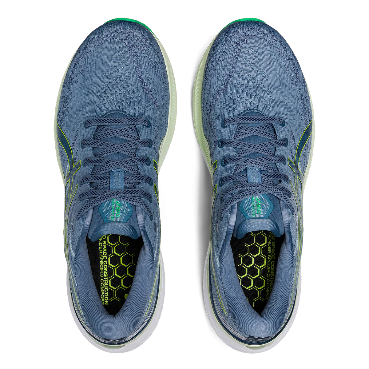 Asics Gel Kayano 29 - Steel Blue - Lime Zest - Image 3