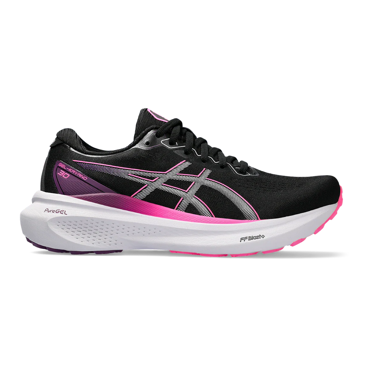 Asics Gel Kayano 30 - Black - Lilac Hint