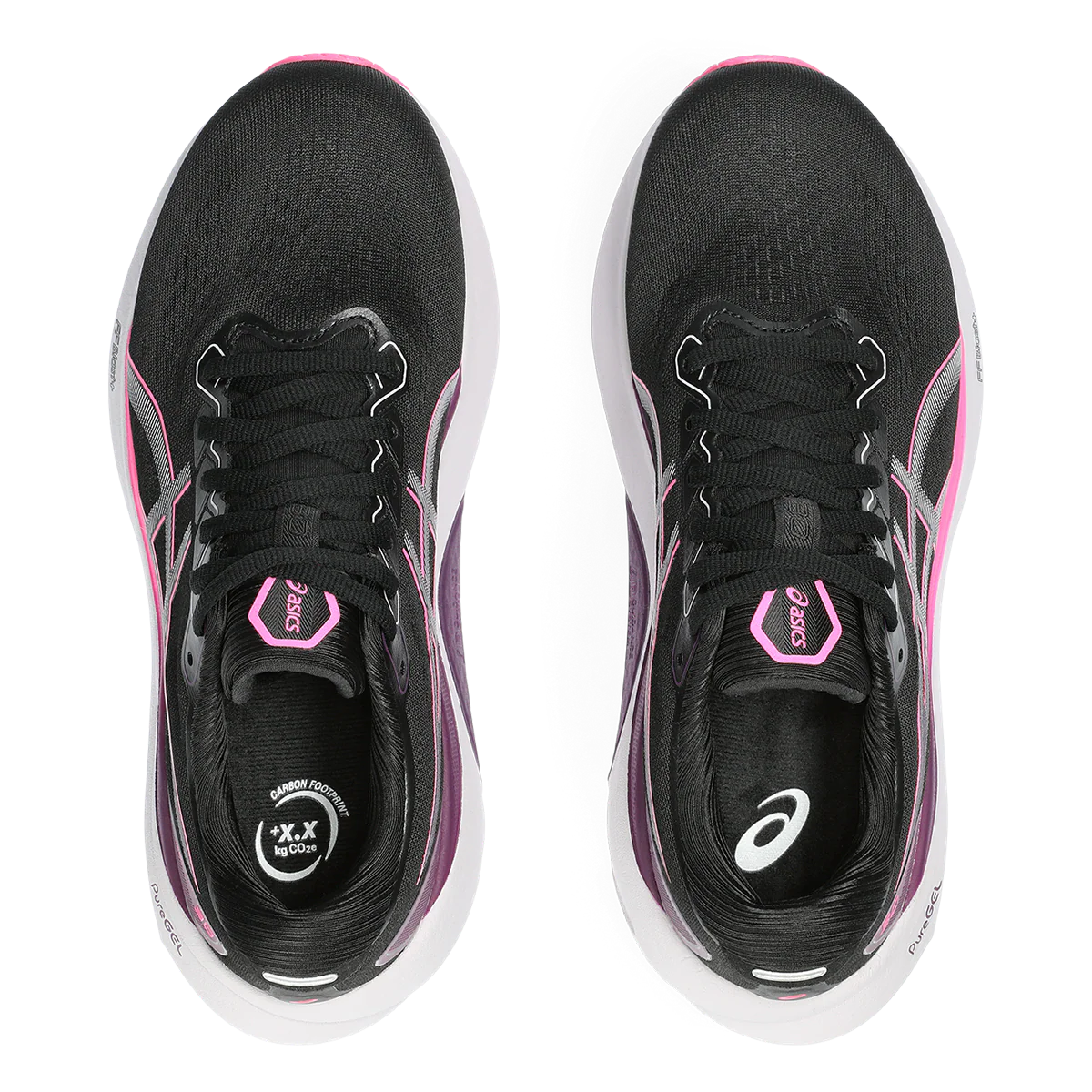 Asics Gel Kayano 30 - Black - Lilac Hint - Image 3