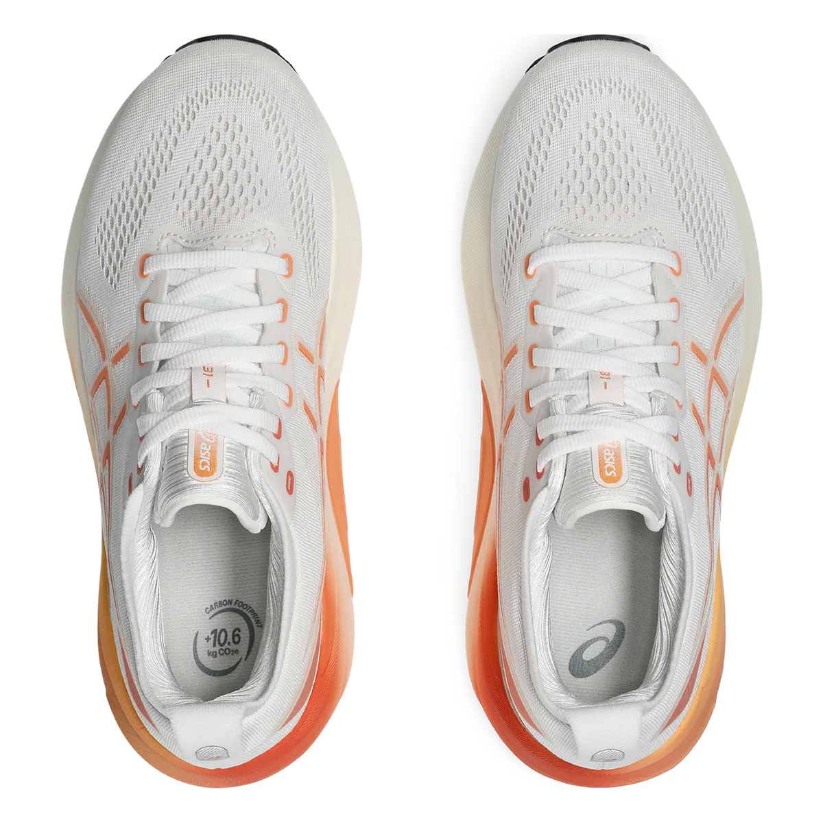 Asics Gel Kayano 31 - White - Faded Orange - Image 3