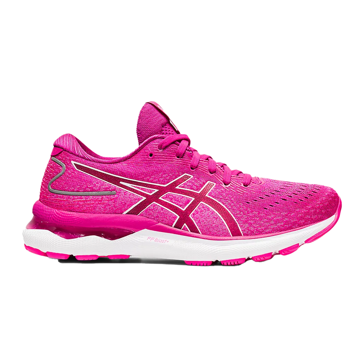 Asics Gel Nimbus 24 - Fuchsia Red - White