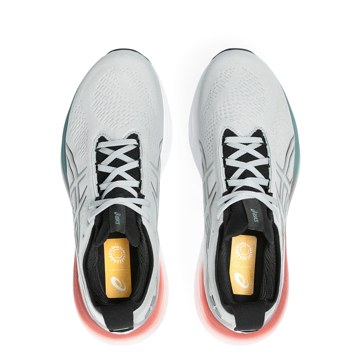 Asics Gel Nimbus 25 - Piedmont Grey - Foggy Teal - Image 3
