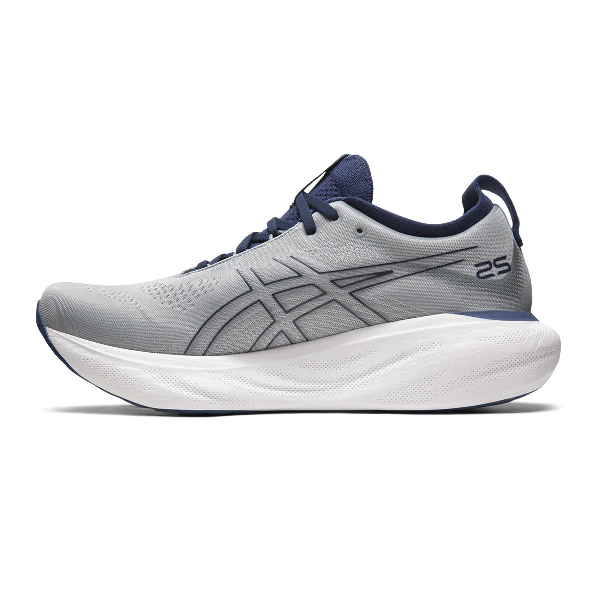 Asics Gel Nimbus 25 - Sheet Rock - Indigo Blue - Image 2