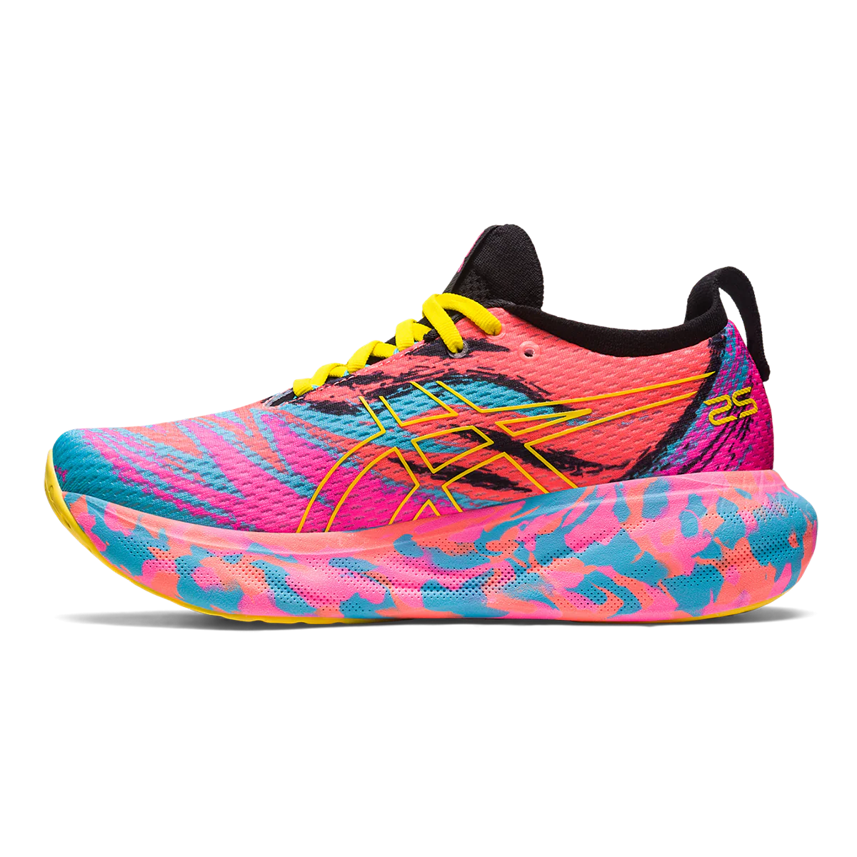 Asics Gel Nimbus 25 - Aquarium - Vibrant Yellow - Image 2