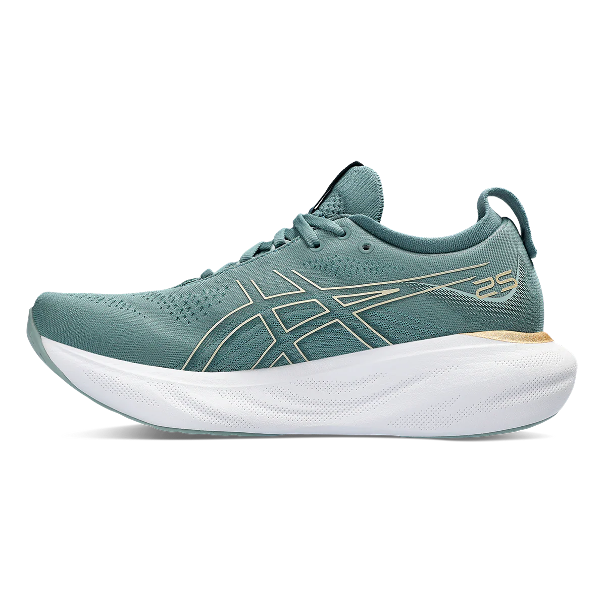 Asics Gel Nimbus 25 - Foggy Teal - Champagne - Image 2