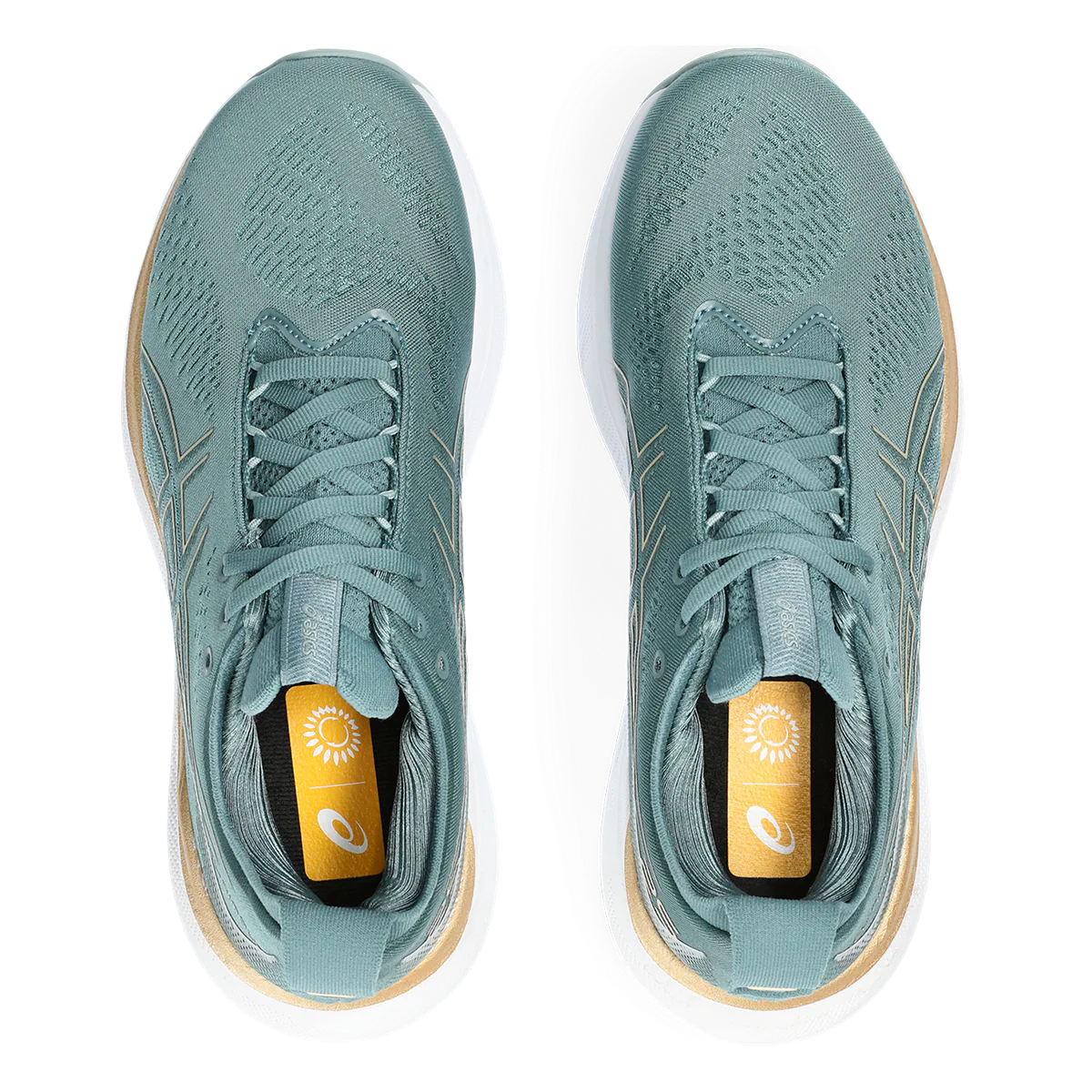 Asics Gel Nimbus 25 - Foggy Teal - Champagne - Image 3