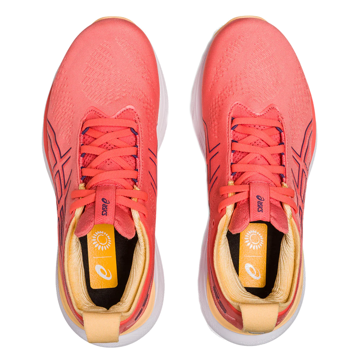 Asics Gel Nimbus 25 - Papaya - Dusty Purple - Image 3
