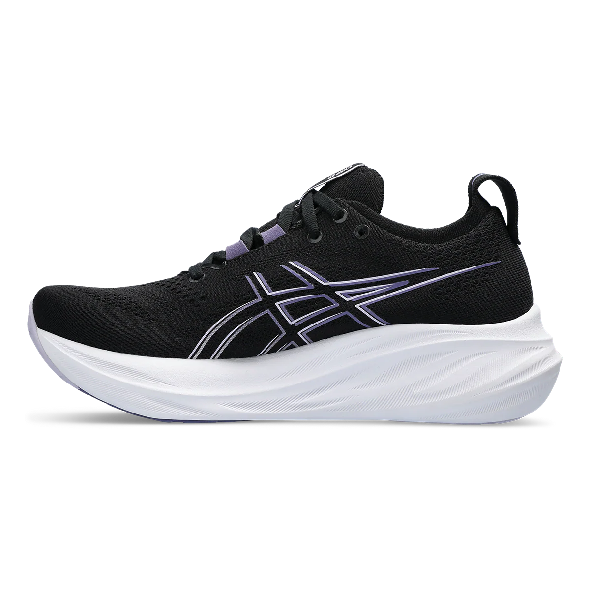Asics Gel Nimbus 26 - Black - Dusty Purple - Image 2