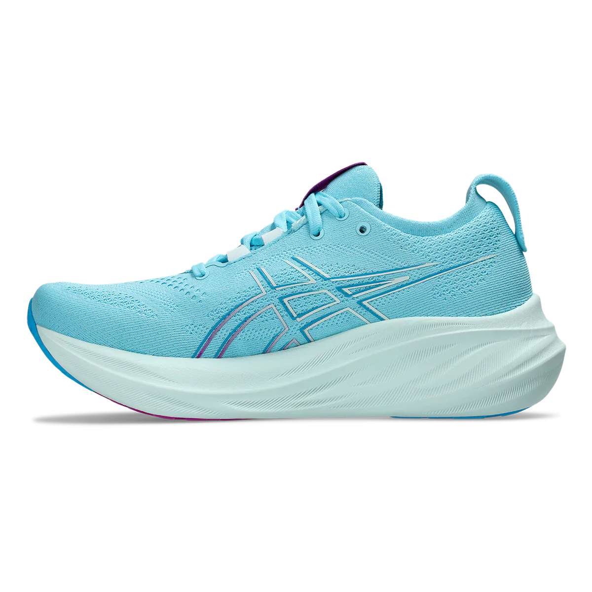 Asics Gel Nimbus 26 - Bright Cyan - Bold Magenta - Image 2