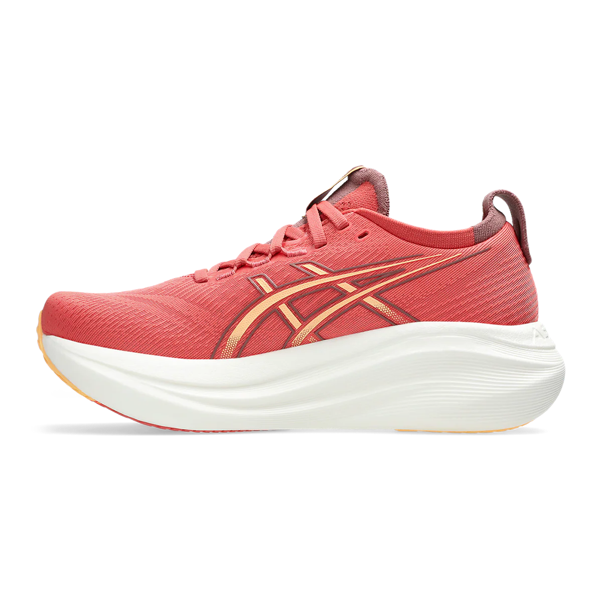Asics Gel Nimbus 27 Dark Pink Clay - Orange Glow - Image 2
