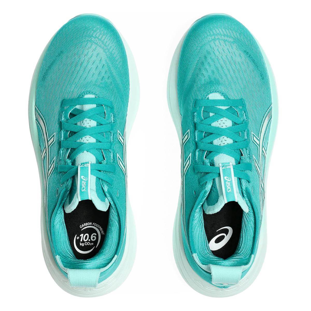 Asics Gel Nimbus 27 Wave Teal - Illuminate Mint - Image 3