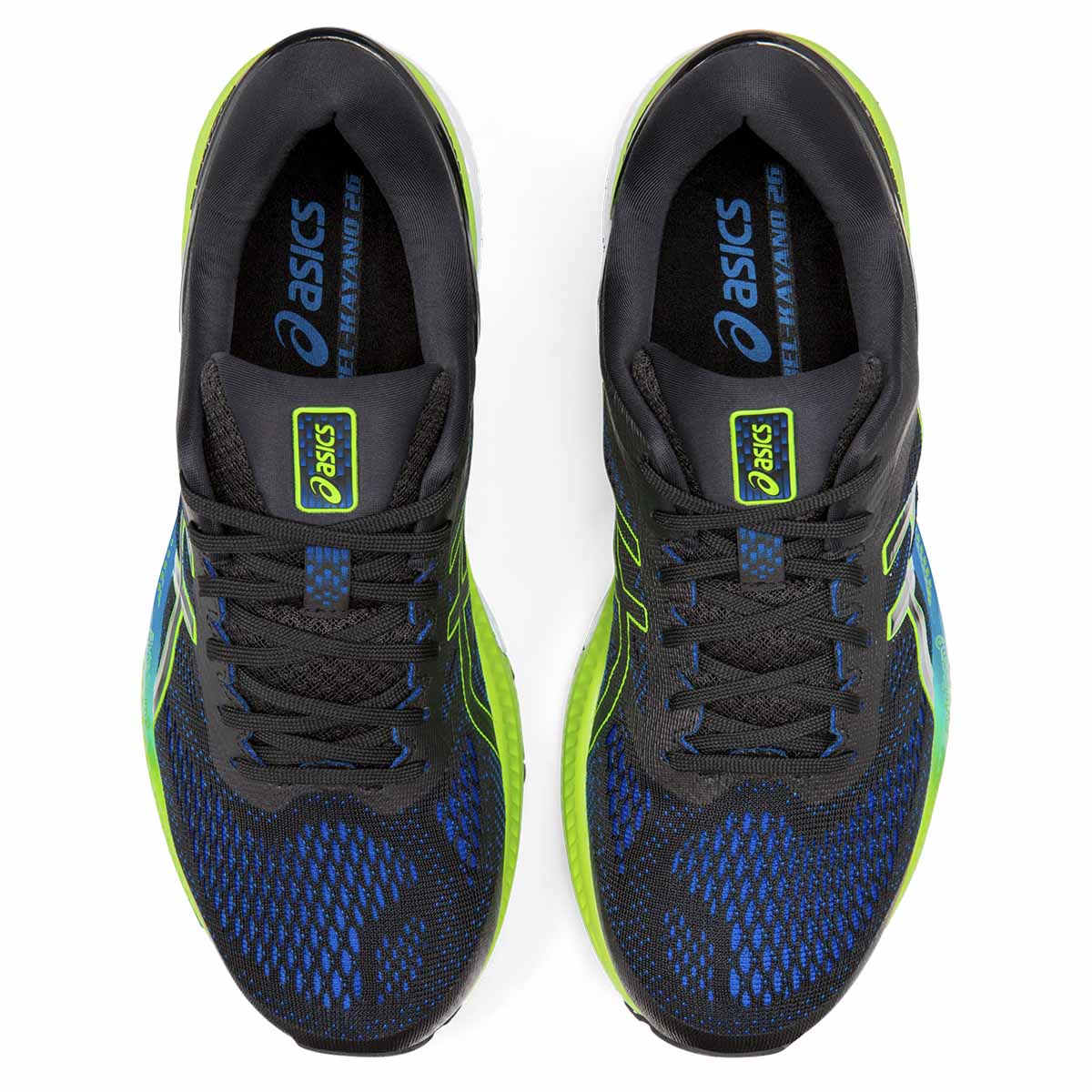 Asics Kayano 26 - Black - Electric Blue - Image 3