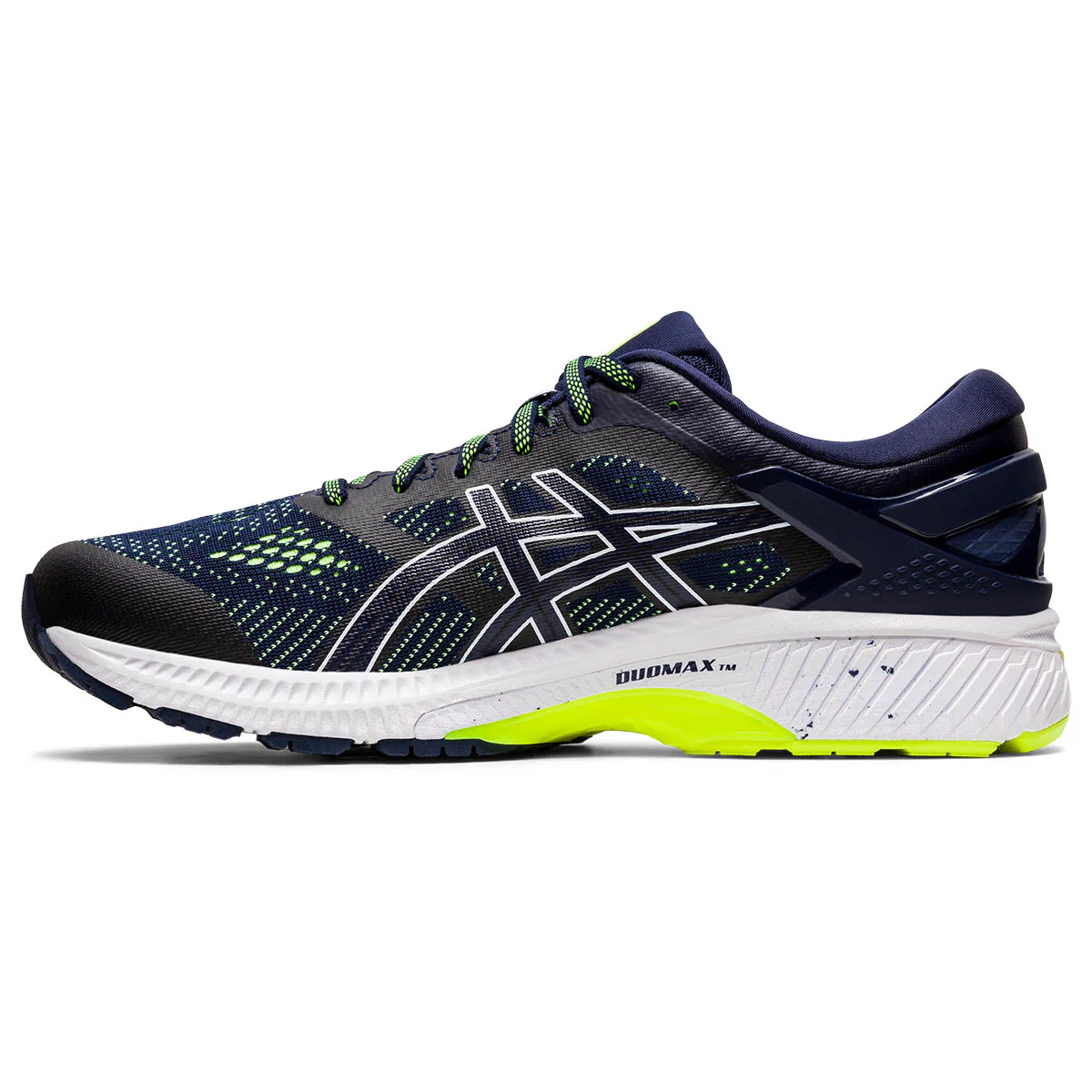 Asics Kayano 26 - Peacoat - Safety Yellow - Image 2