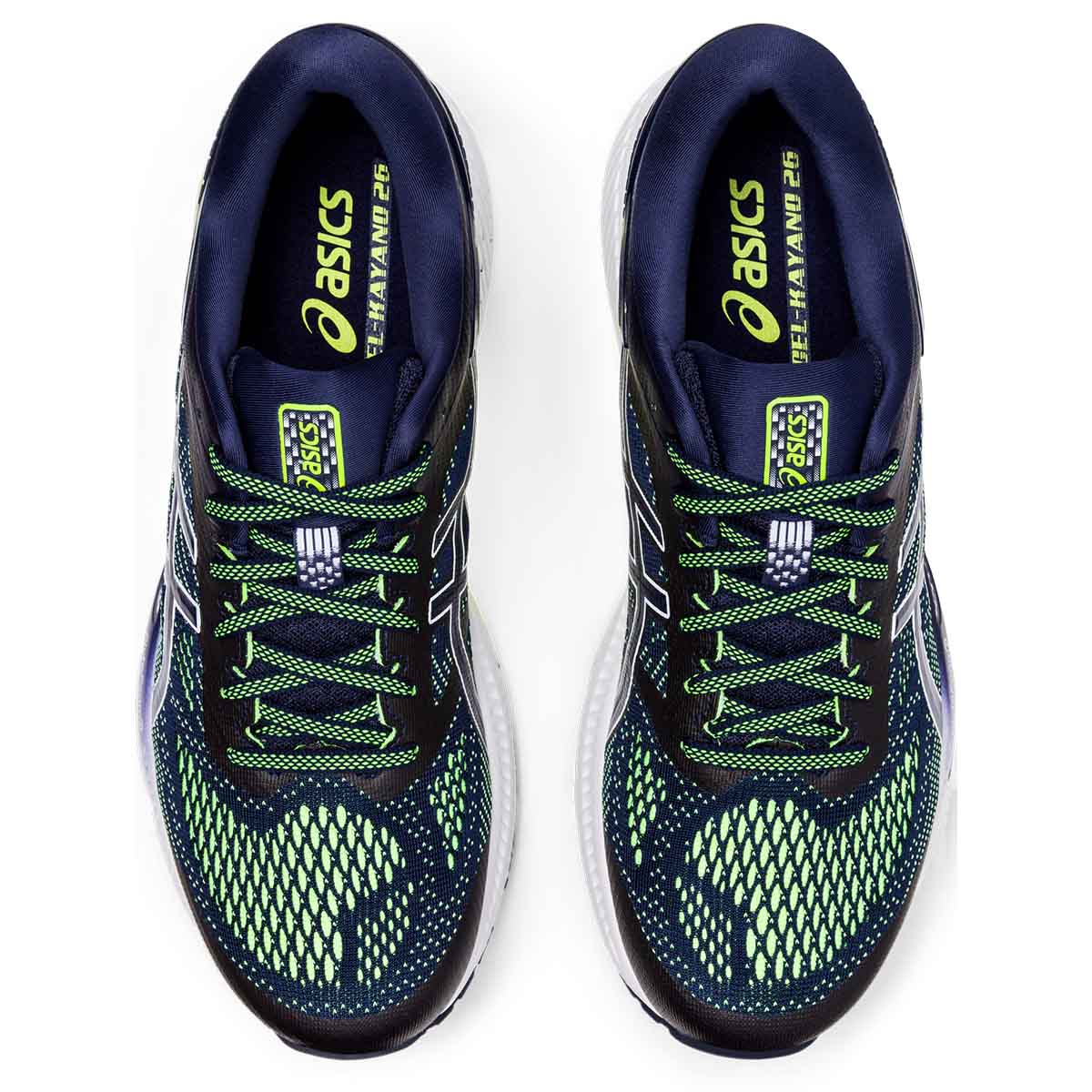 Asics Kayano 26 - Peacoat - Safety Yellow - Image 3