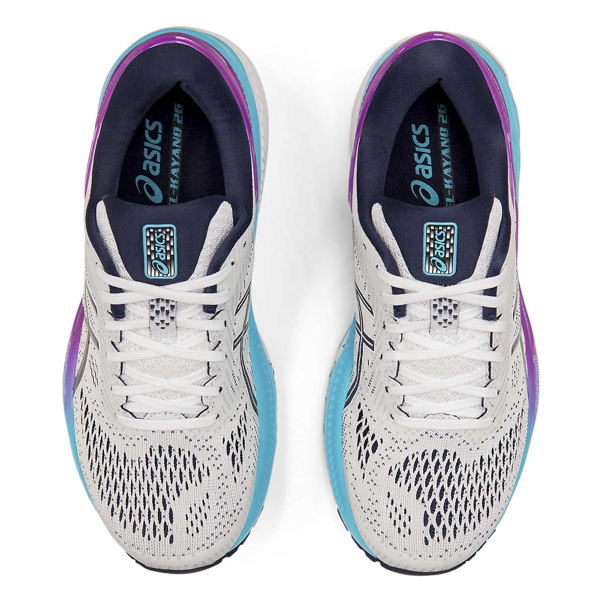 Asics Kayano 26 - White - Peacoat - Image 3
