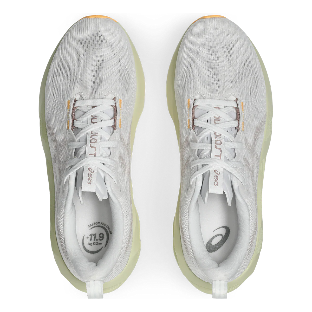 Asics Novablast 5 - White- Fawn - Image 3
