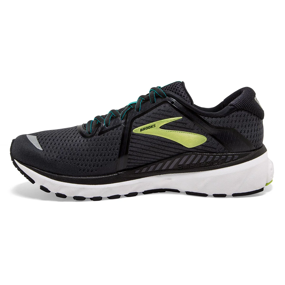 Brooks Adrenaline GTS 20 - Black - Lime - Blue Grass - Image 4