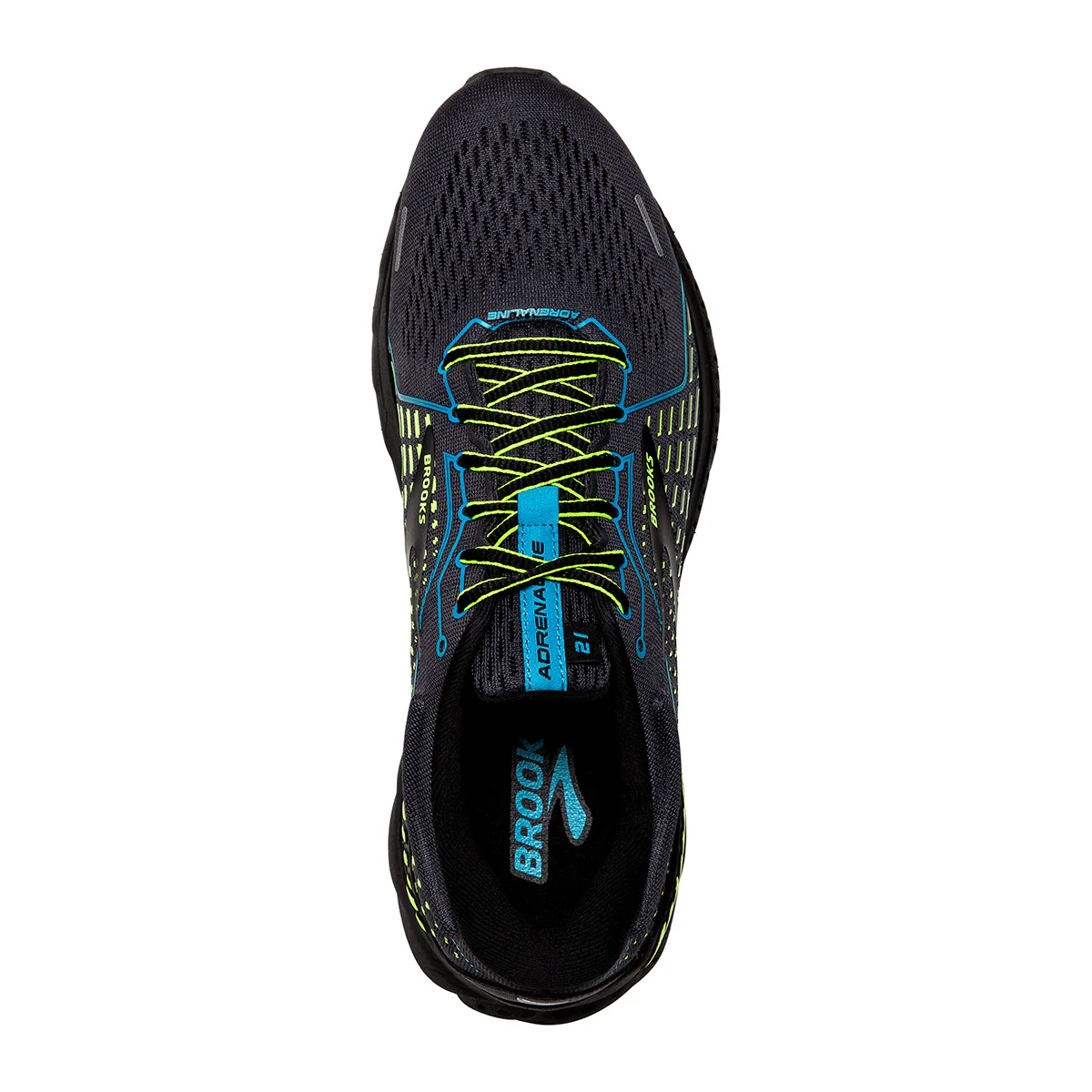 Brooks Adrenaline GTS 21 - Black - Blue Jewel - Nightlife - Image 3