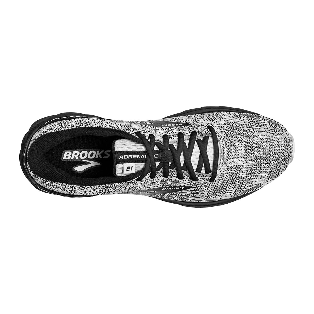 Brooks Adrenaline GTS 21 - White - Grey - Black - Image 3