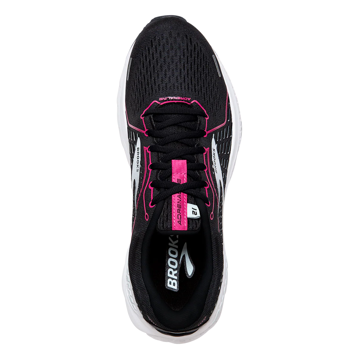 Brooks Adrenaline GTS 21 Black - Raspberry Sorbet - Ebony - Image 3