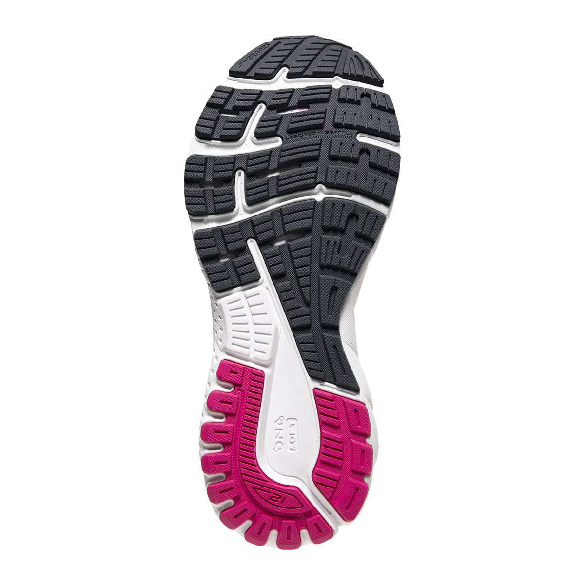 Brooks Adrenaline GTS 21 Black - Raspberry Sorbet - Ebony - Image 4