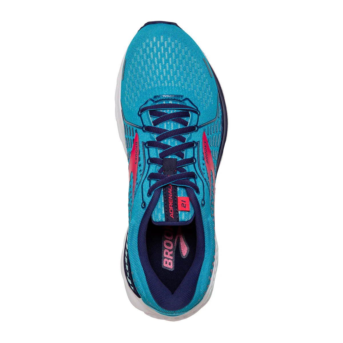 Brooks Adrenaline GTS 21 - Horizon - Blue Ribbon - Pink - Image 3