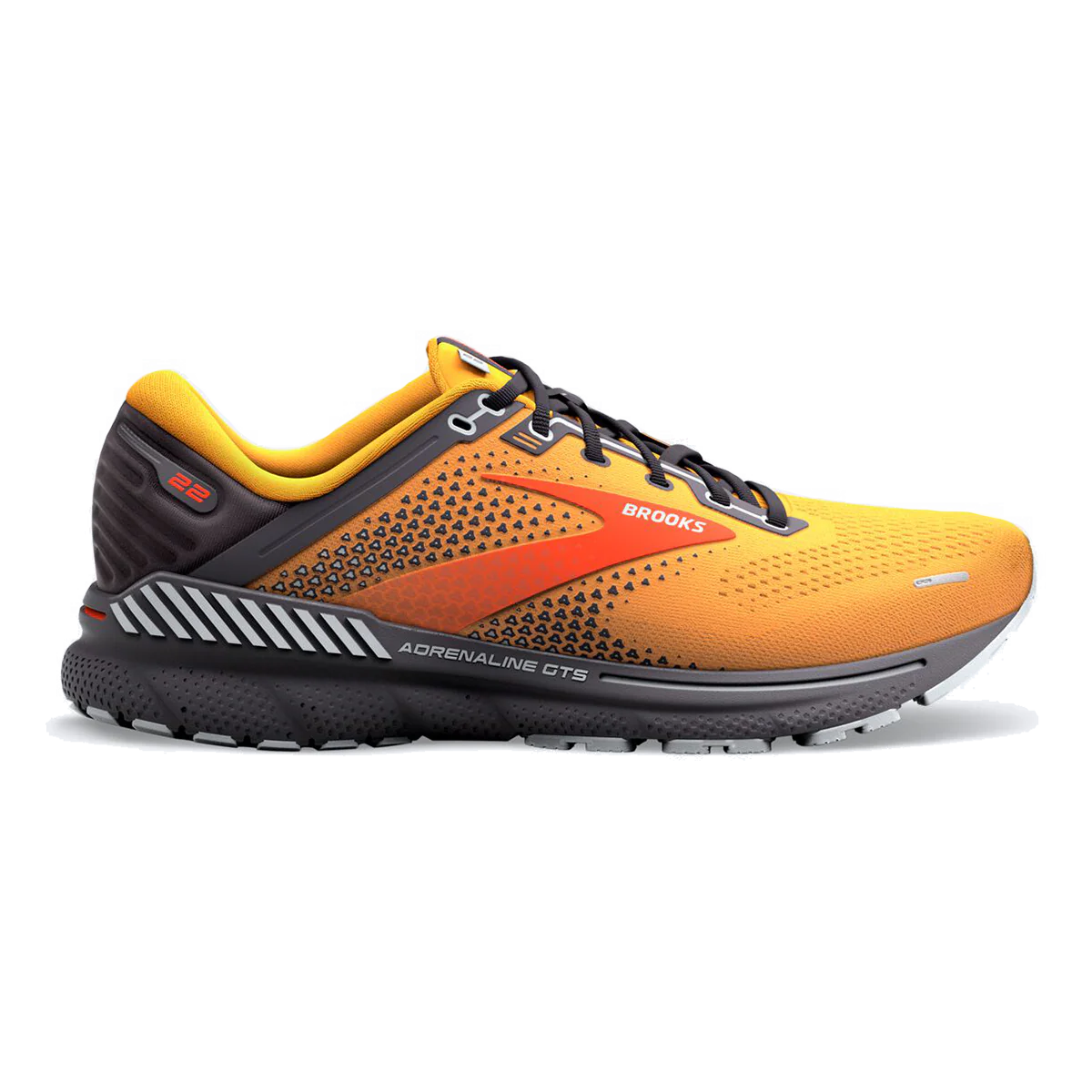 Brooks Adrenaline GTS 22 - Orange - Pearl - High Rise