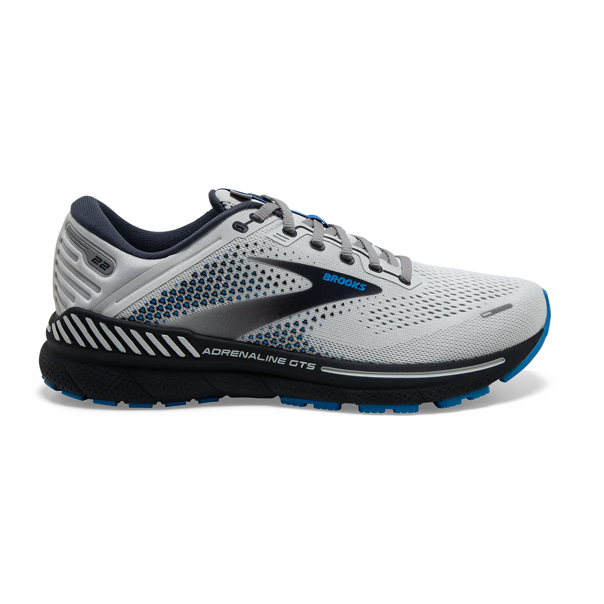 Brooks Adrenaline GTS 22 - Oyster - India Ink - Blue