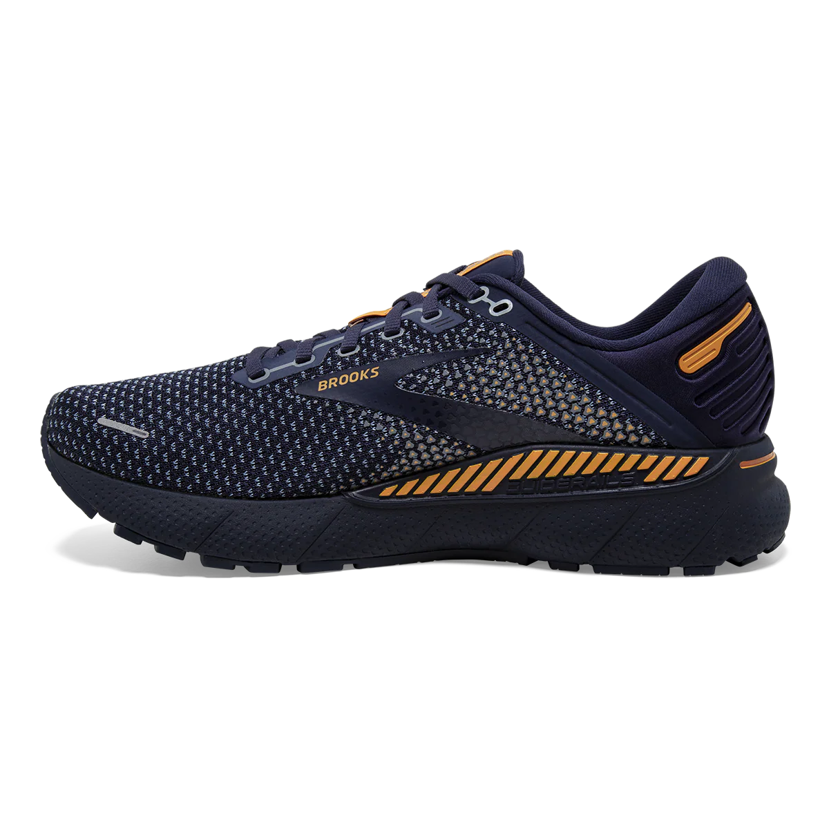 Brooks Adrenaline GTS 22 - Peacoat - Grey - Sunflower - Image 2