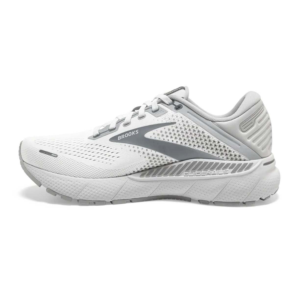 Brooks Adrenaline GTS 22 - White - Oyster - Primer Grey - Image 2