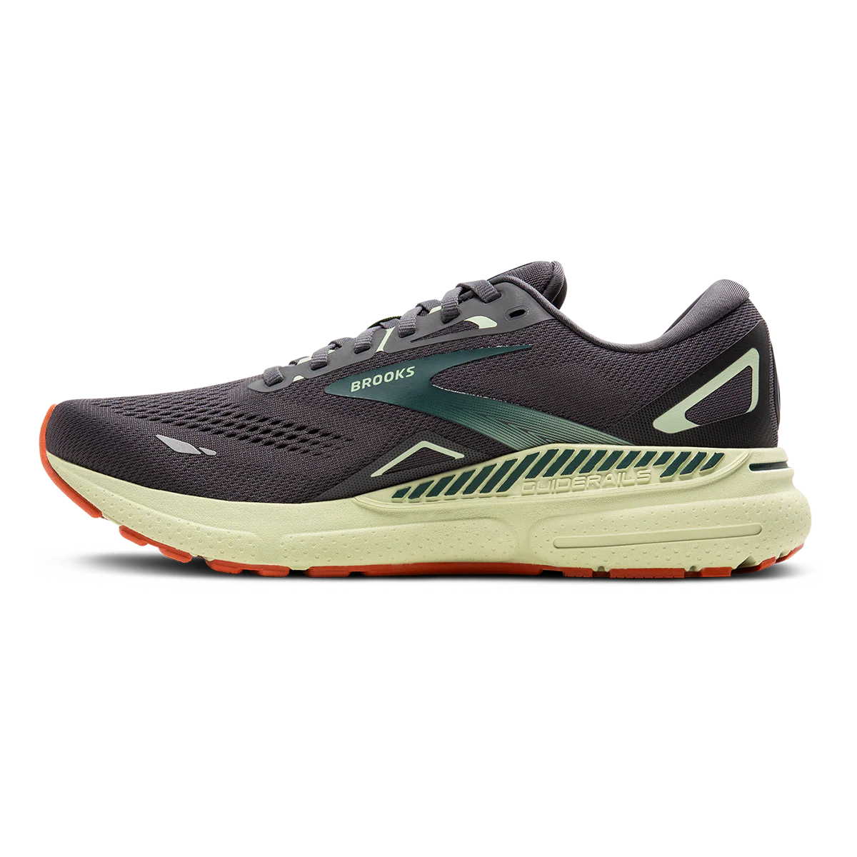 Brooks Adrenaline GTS 23 - Ebony - Smoke Green - Clay - Image 2