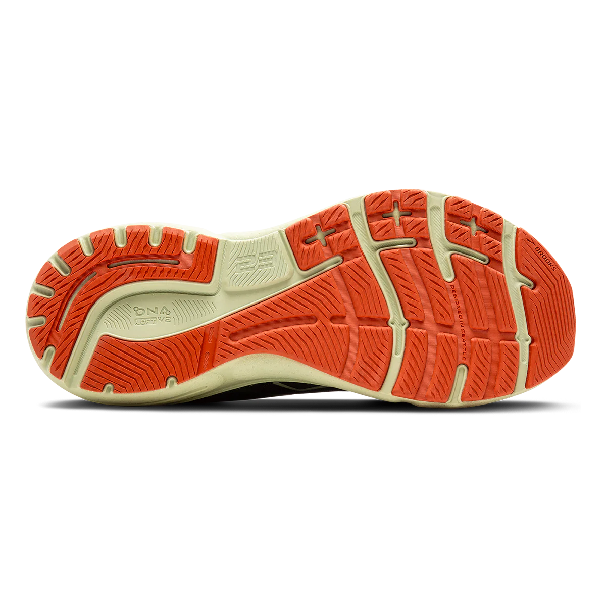 Brooks Adrenaline GTS 23 - Ebony - Smoke Green - Clay - Image 4
