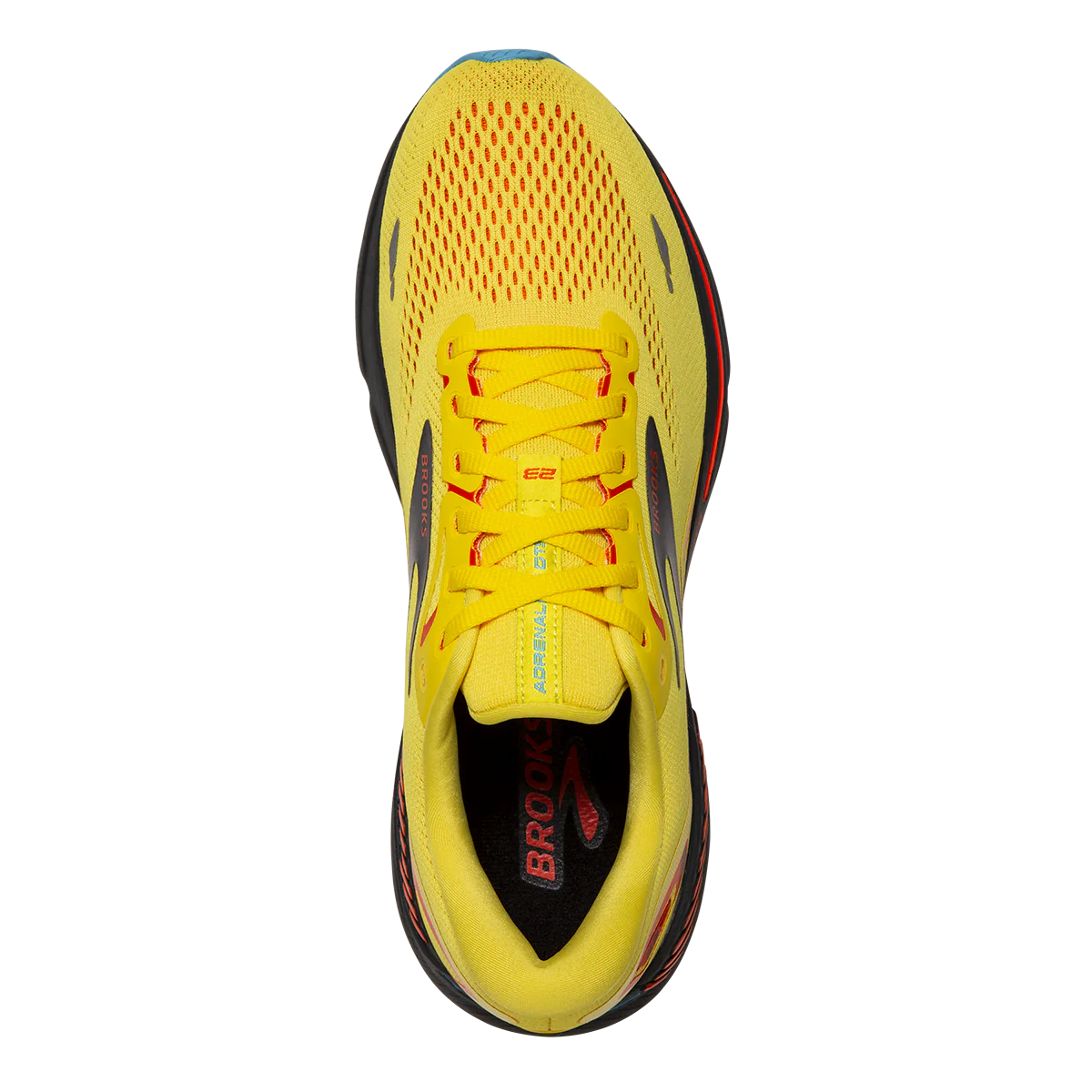 Brooks Adrenaline GTS 23 - Yellow - Foraged Iron - Orange - Image 3