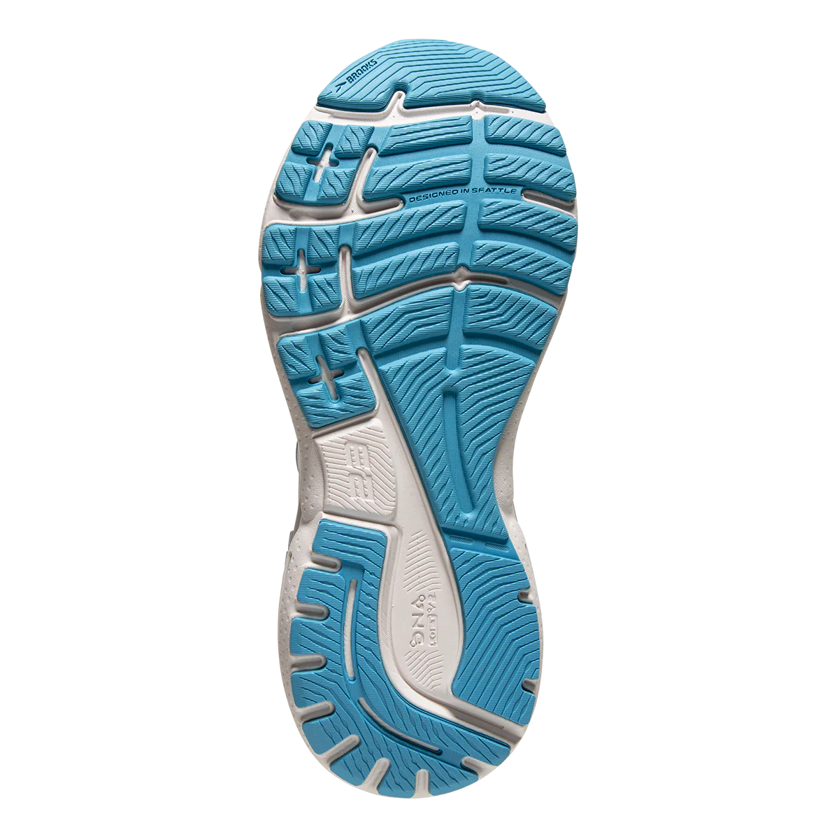 Brooks Adrenaline GTS 23 - Coconut - Papaya - Blue - Image 4