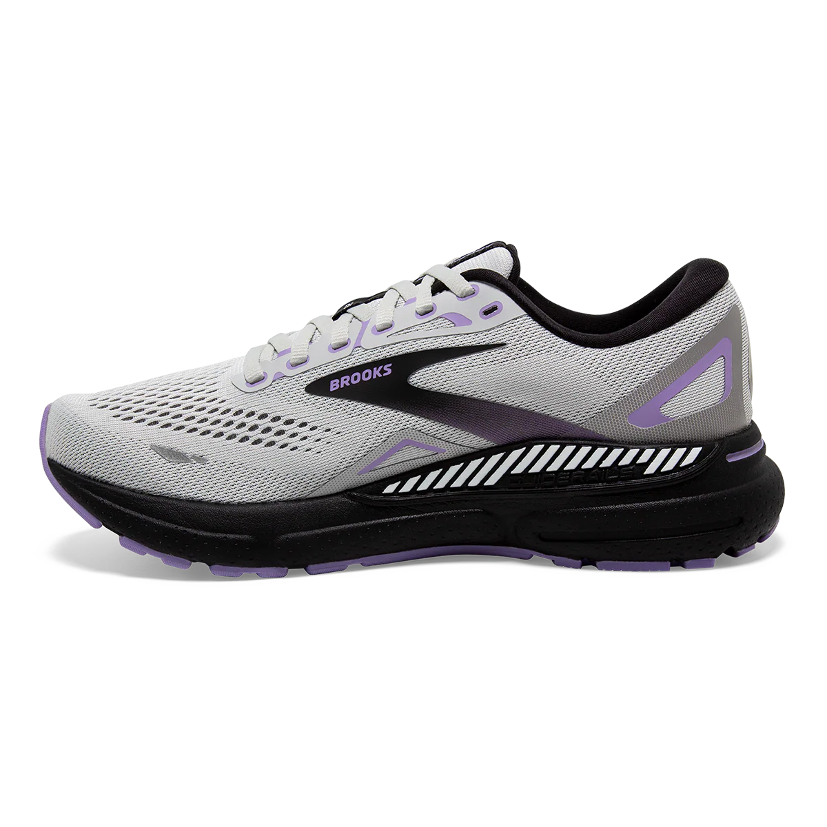 Brooks Adrenaline GTS 23 - Grey - Black - Purple - Image 2