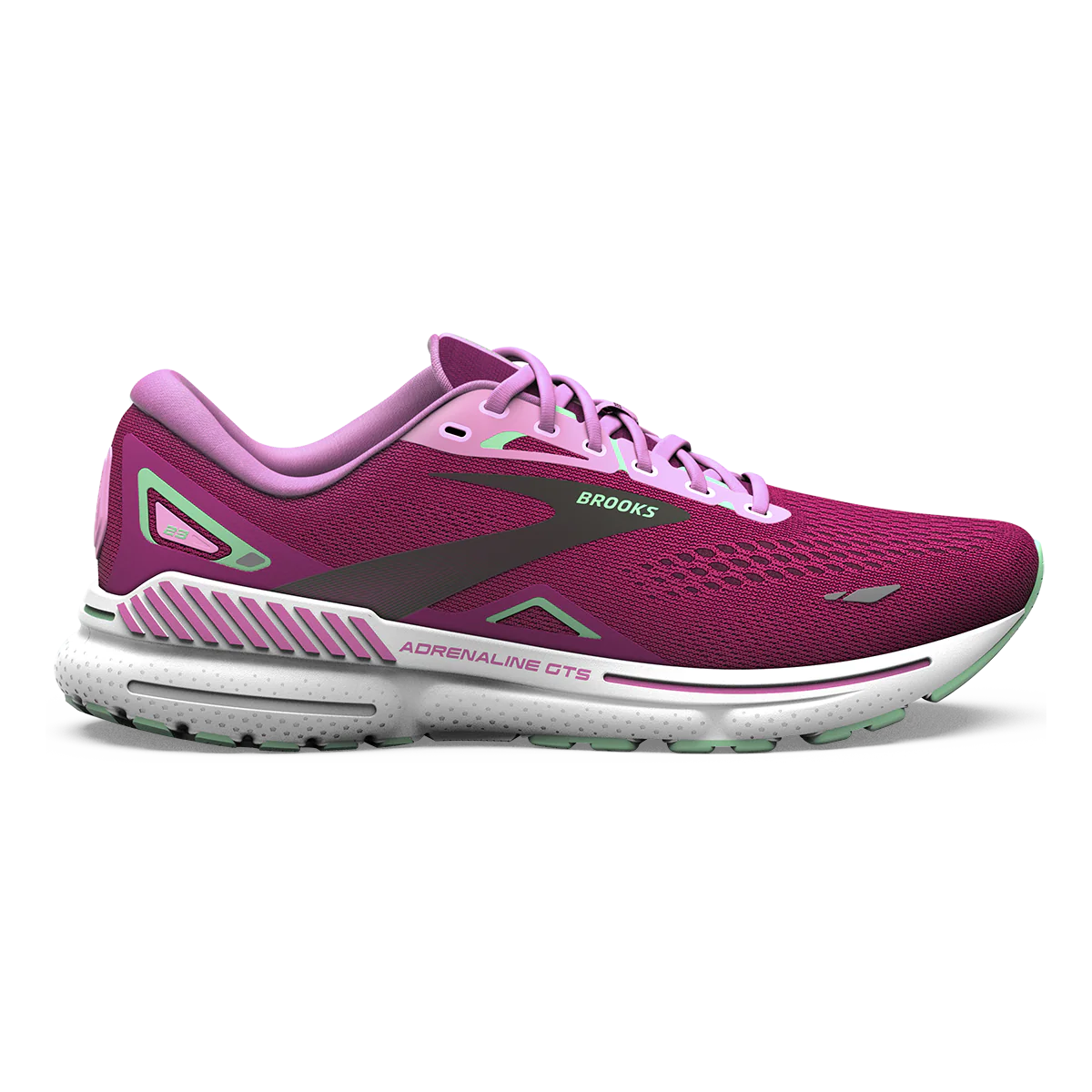 Brooks Adrenaline GTS 23 - Pink - Festival Fuchsia - Black