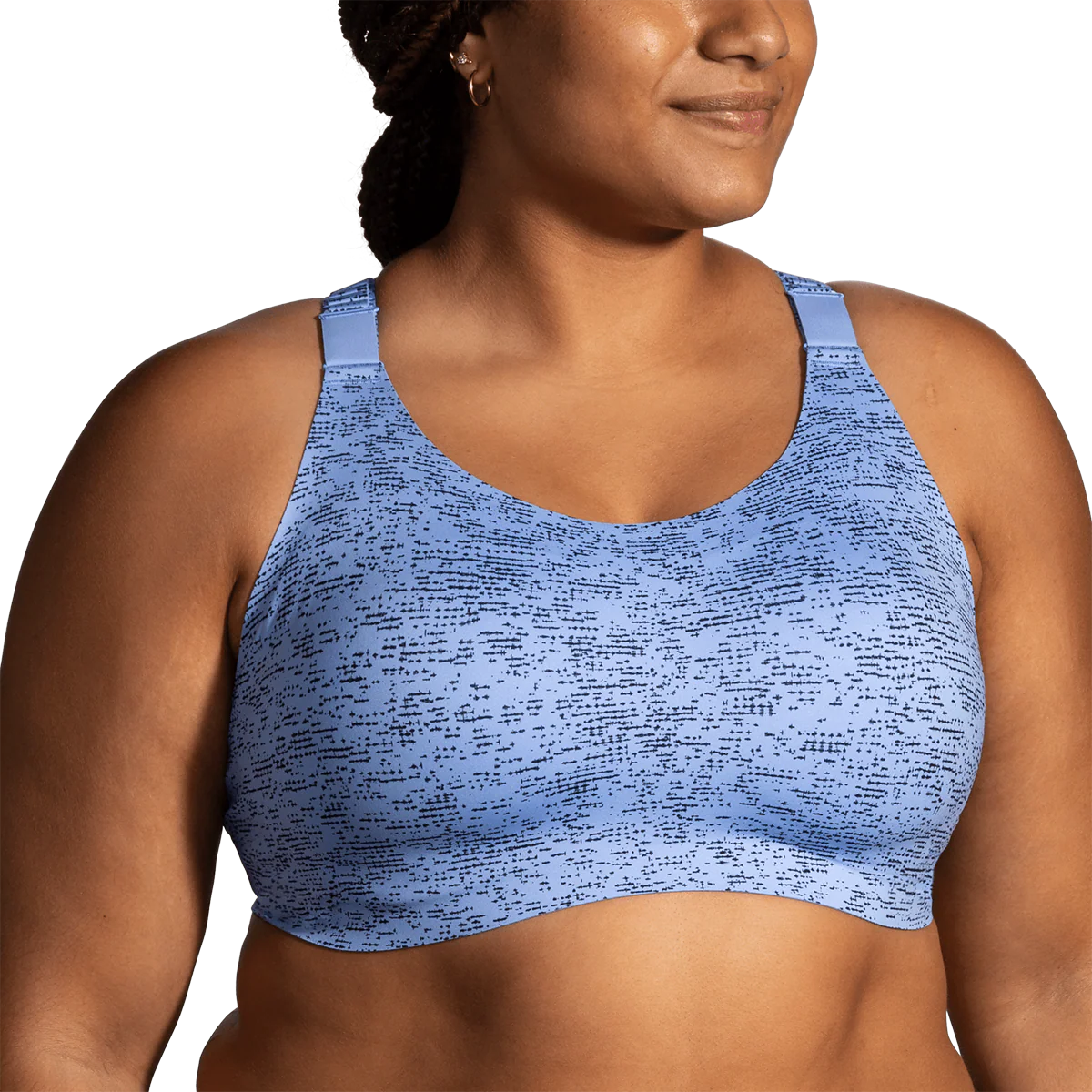 Brooks Dare Racerback Run Bra 2.0 - Blue Lavender Terrain Print