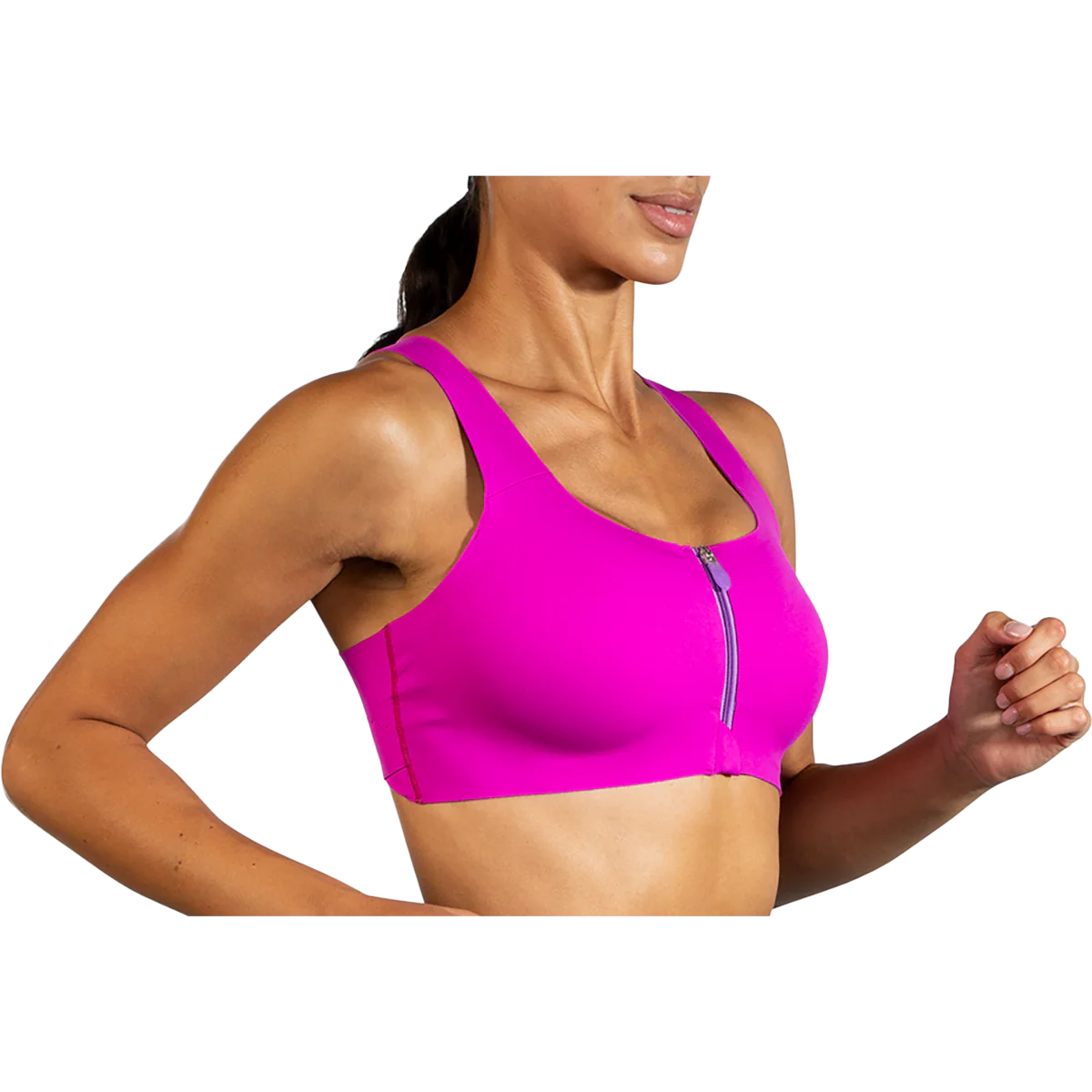 Brooks Dare Zip Run Bra - Image 11