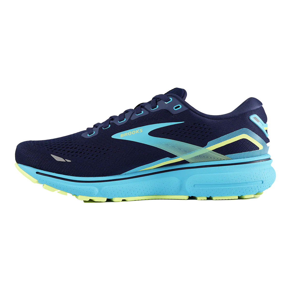 Brooks Ghost 15 - Navy - Blue - Green - Image 2