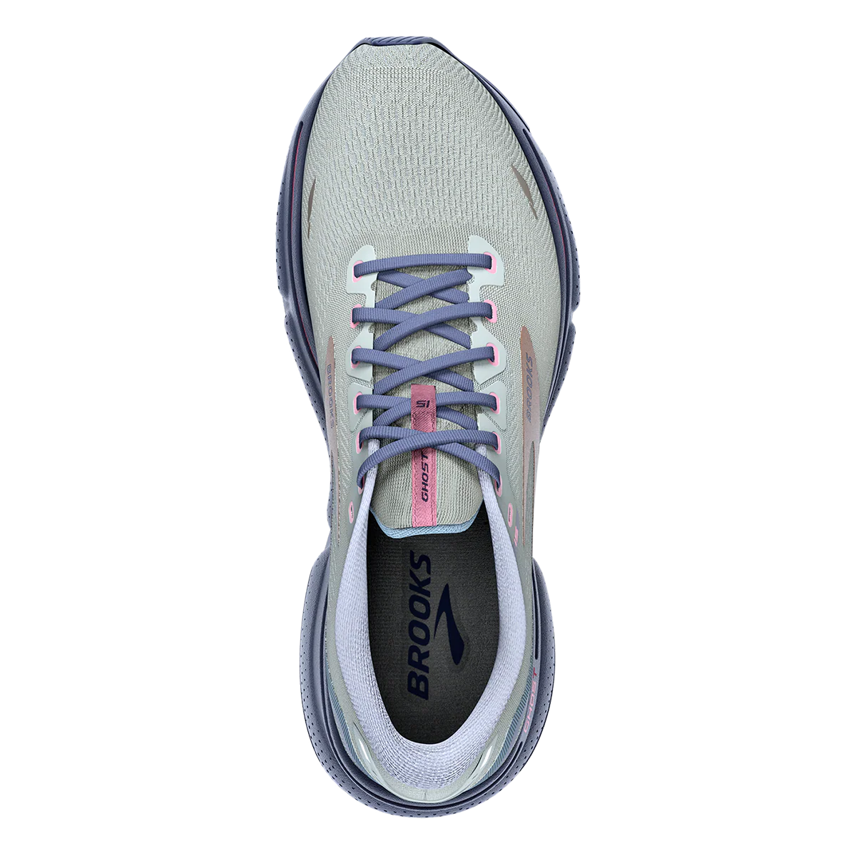 Brooks Ghost 15 - Spa Blue - Neo Pink - Copper - Image 7