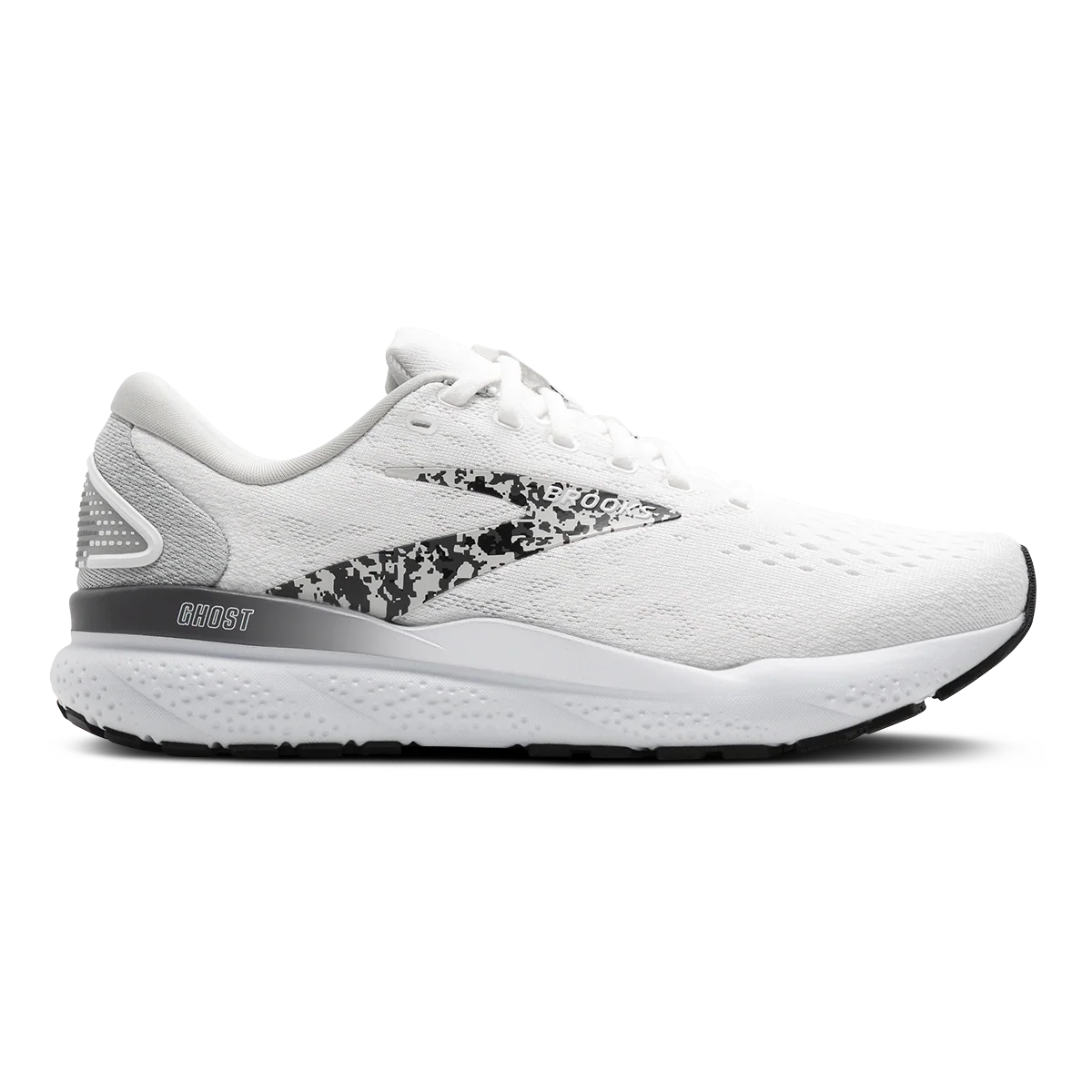 Brooks Ghost 16 - White - Oyster - Lava