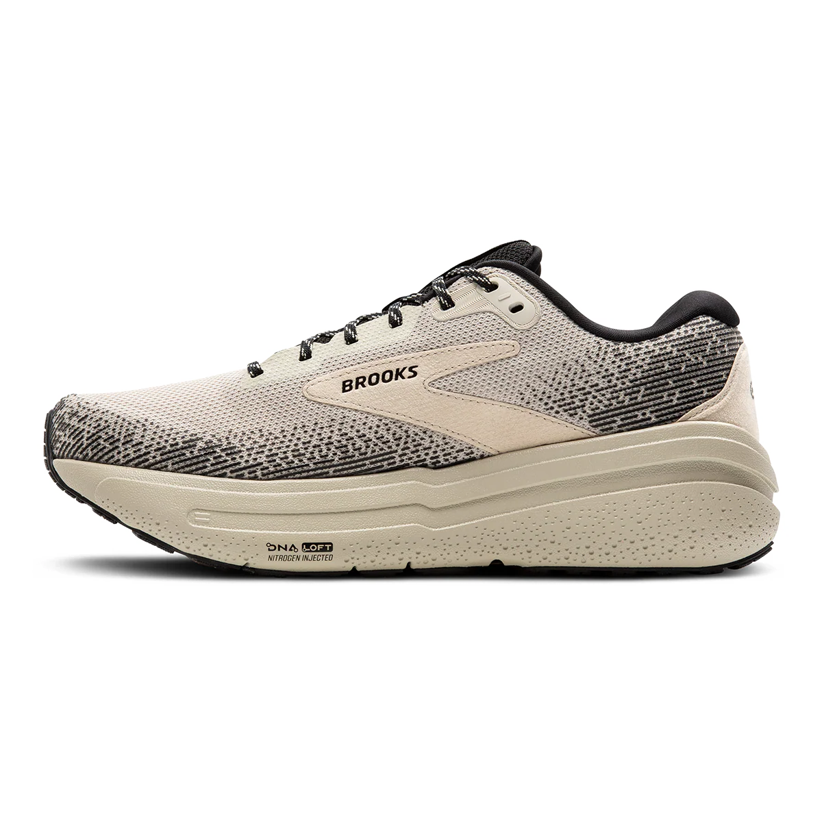 Brooks Ghost Max 2 - Pelican - Pelican - Black - Image 2