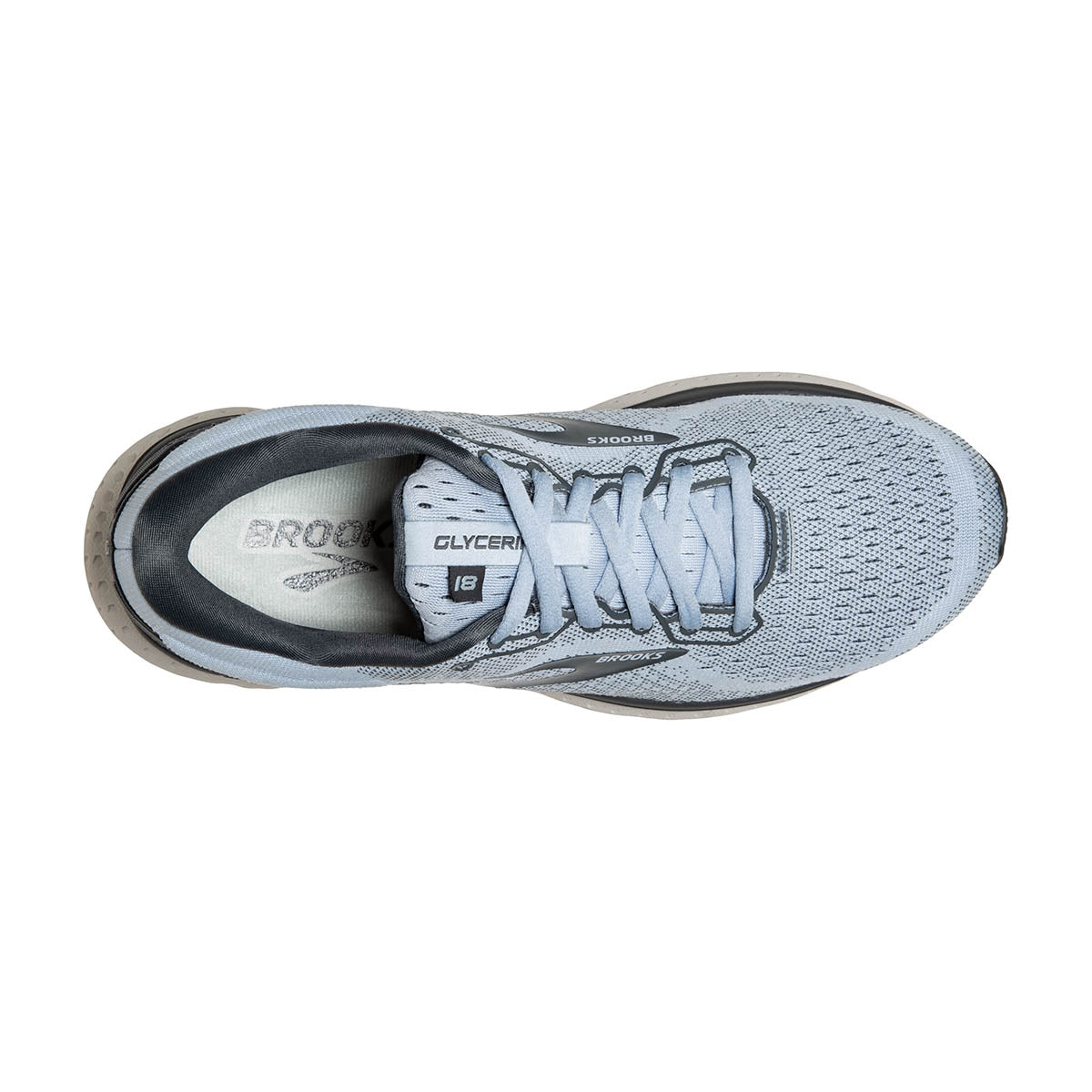 Brooks Glycerin 18 - Kentucky - Turbulence - Grey - Image 3
